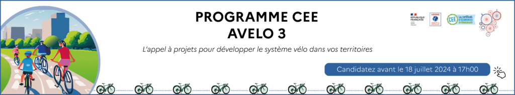 AVELO 3, dispositif pour vous accompagner dans la promotion des modes actifs sur votre territoire.